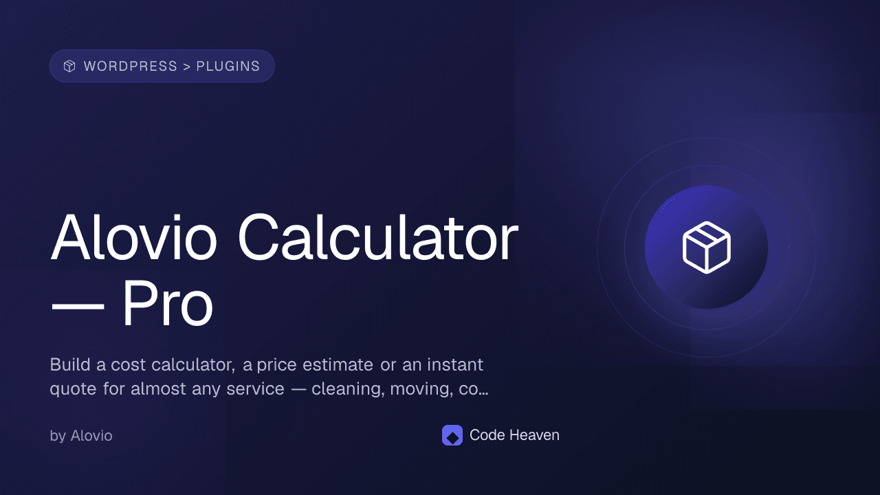 Alovio Calculator — Pro