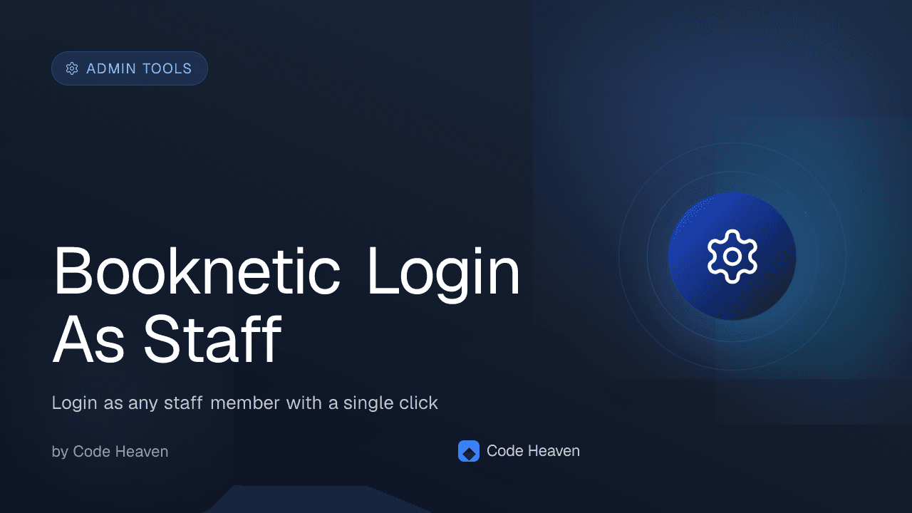 Booknetic Login As Staff