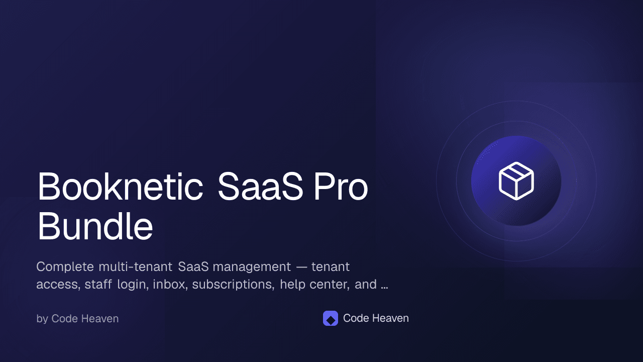 Booknetic SaaS Pro Bundle