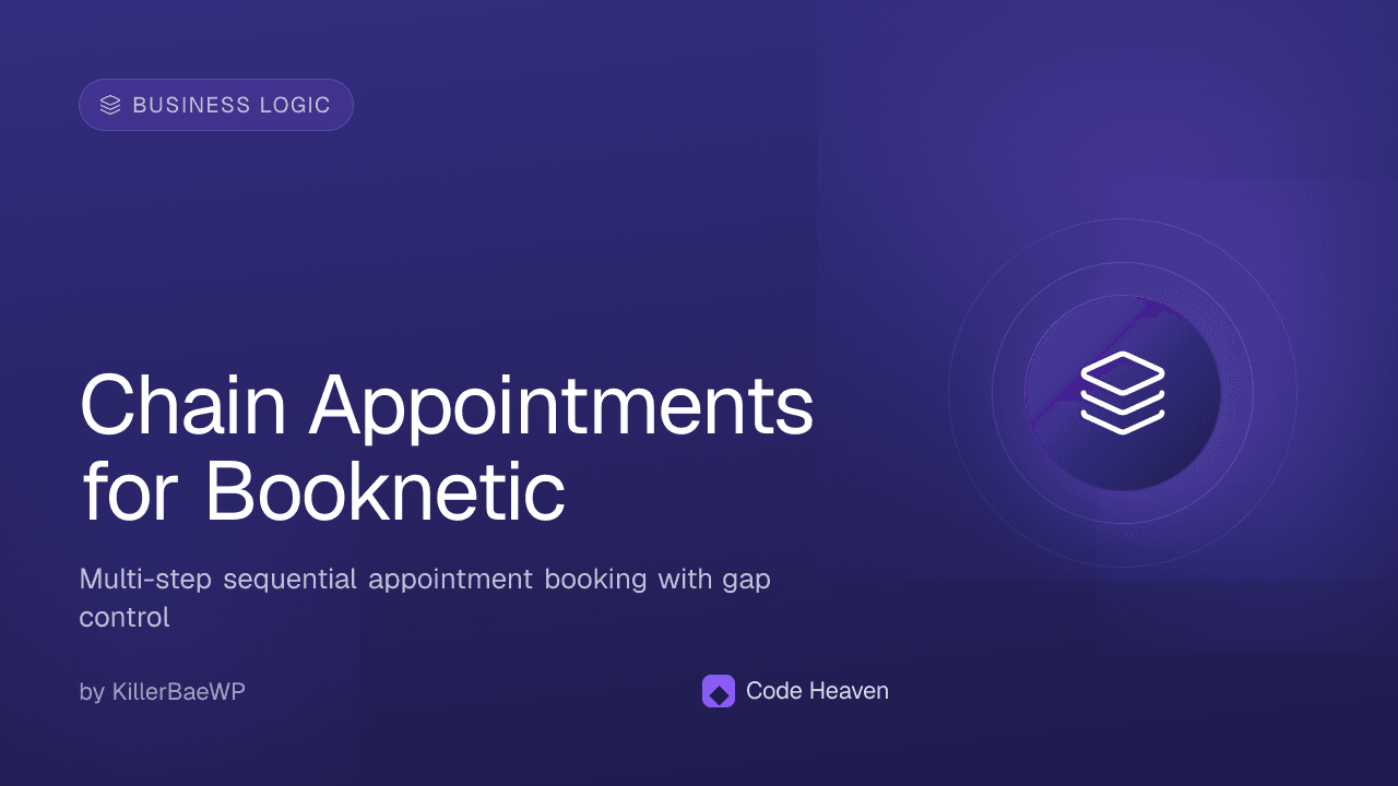 Chain Appointments for Booknetic — screenshot 1