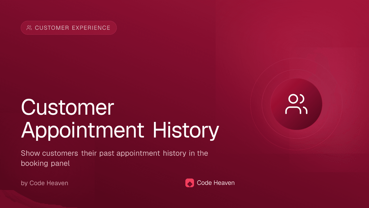 Customer Appointment History — screenshot 1
