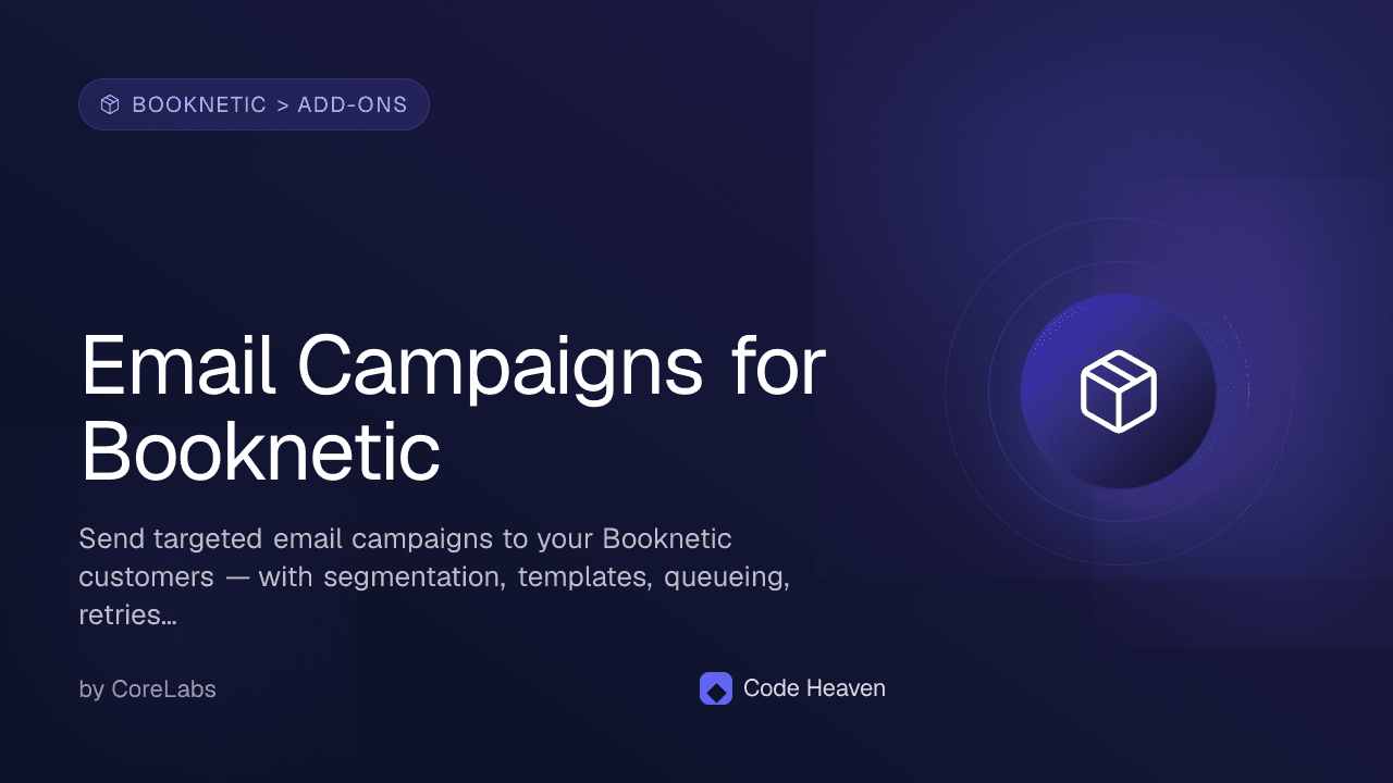 Email Campaigns for Booknetic — screenshot 1