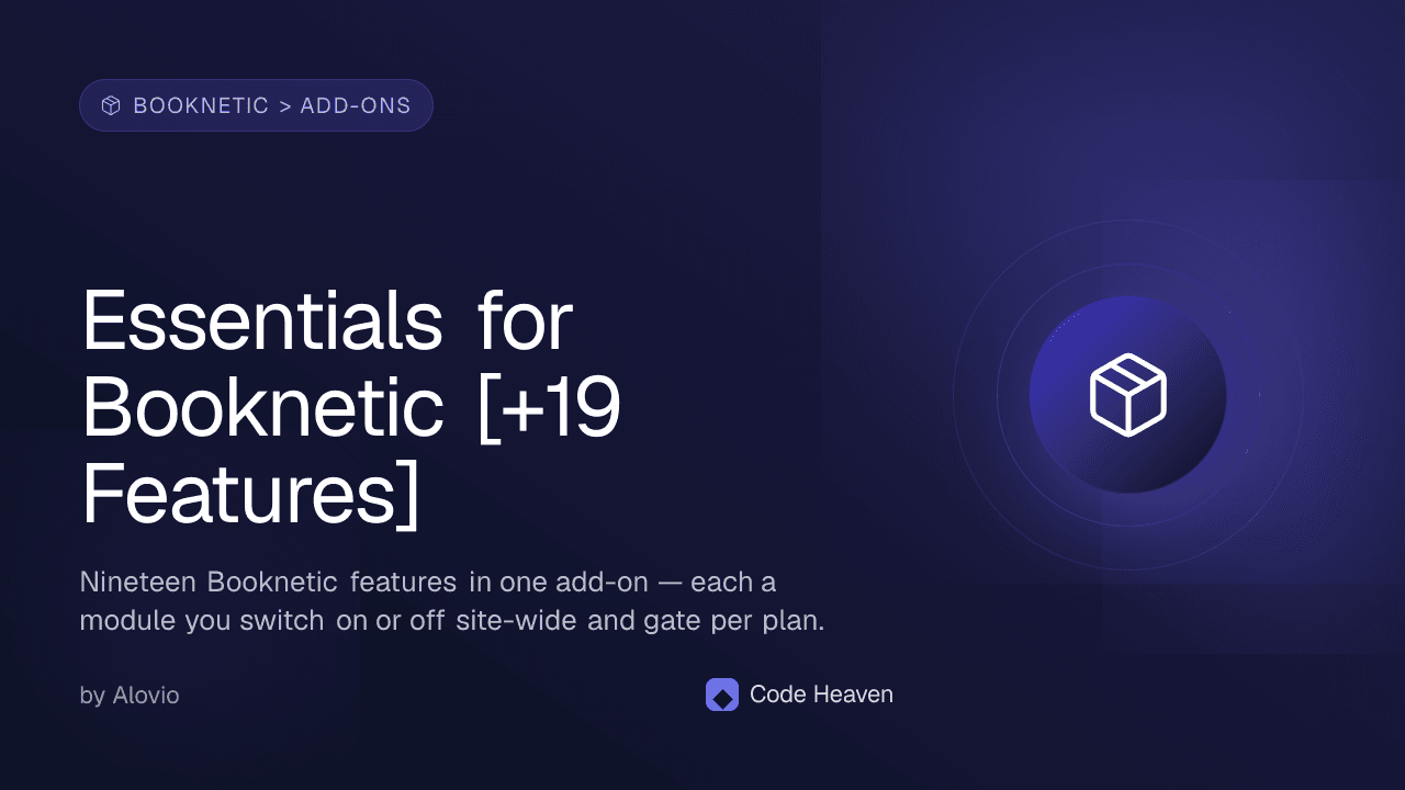 Essentials for Booknetic [+19 Features] — screenshot 1