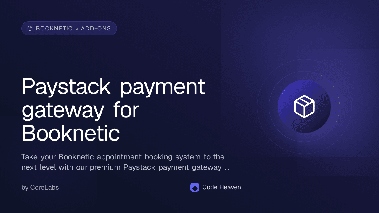 Paystack payment gateway for Booknetic — screenshot 1