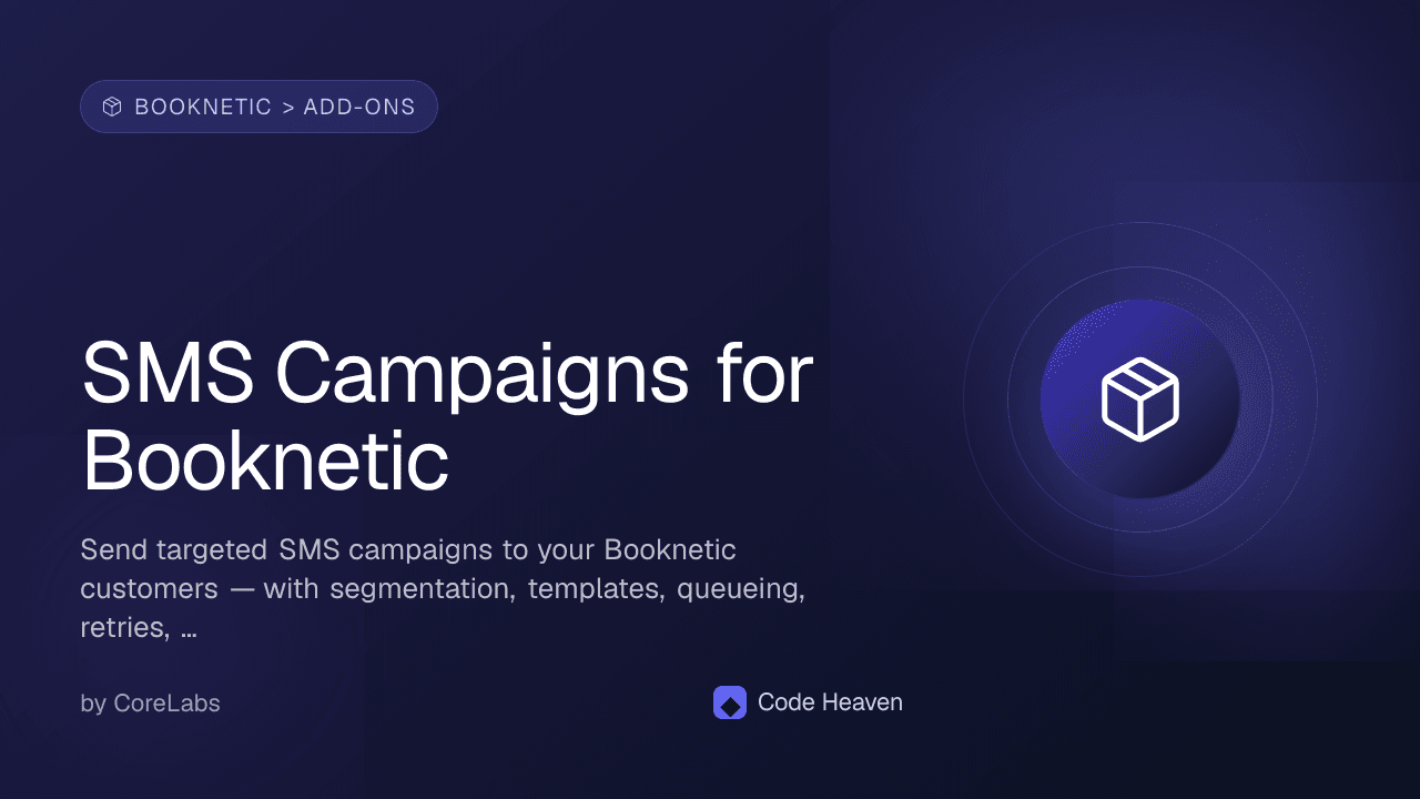 SMS Campaigns for Booknetic — screenshot 1