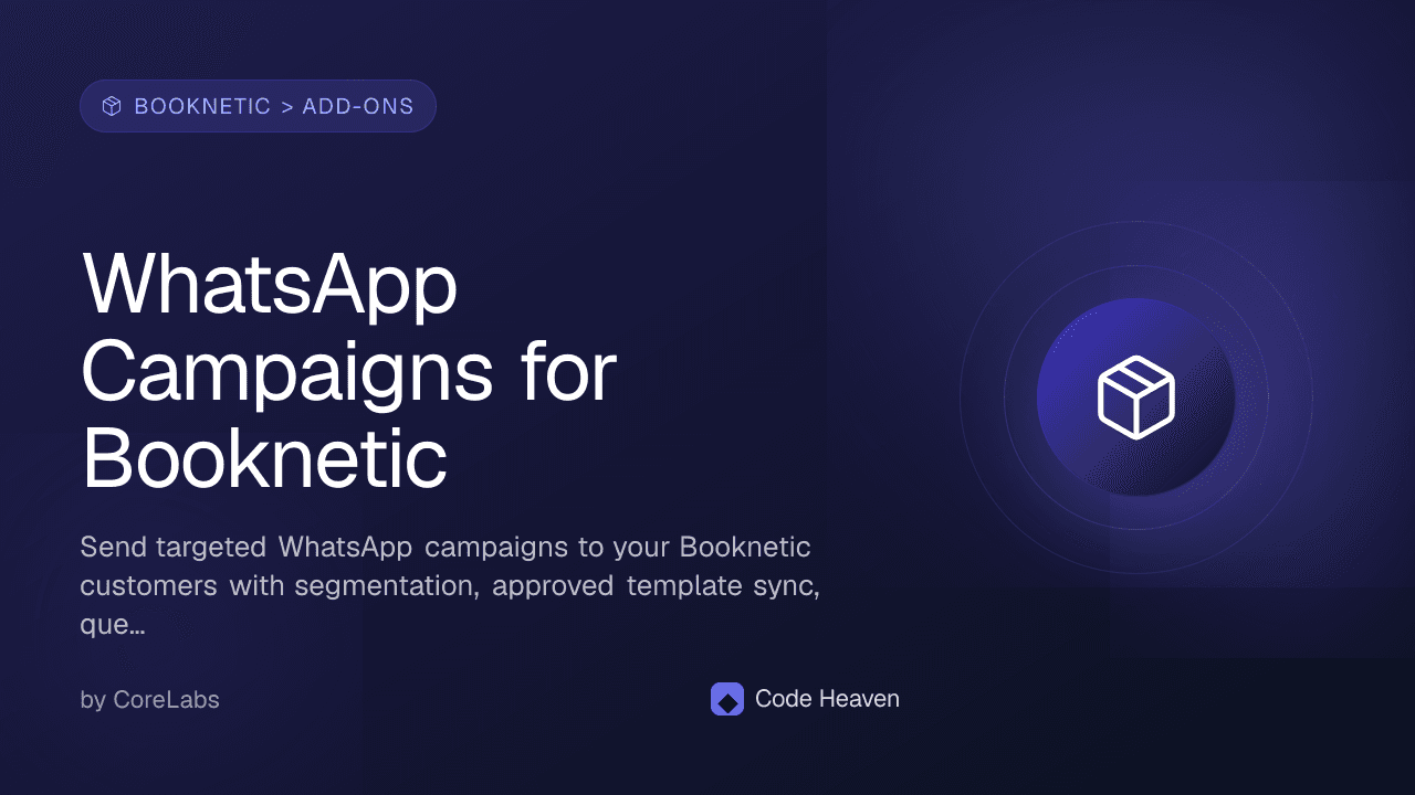 WhatsApp Campaigns for Booknetic — screenshot 1