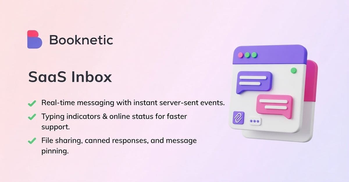 Booknetic SaaS Inbox — screenshot 1