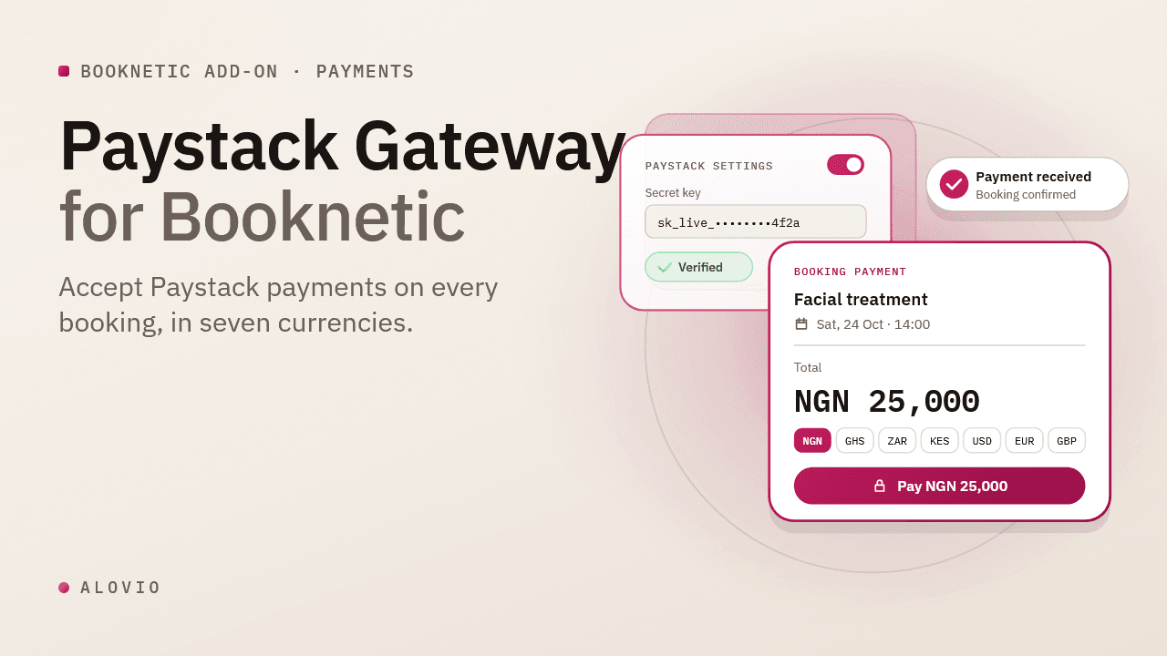 Paystack payment gateway for Booknetic