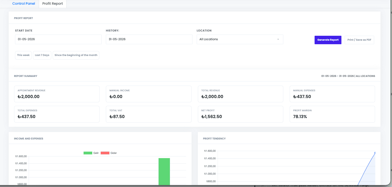 Cashflow Management