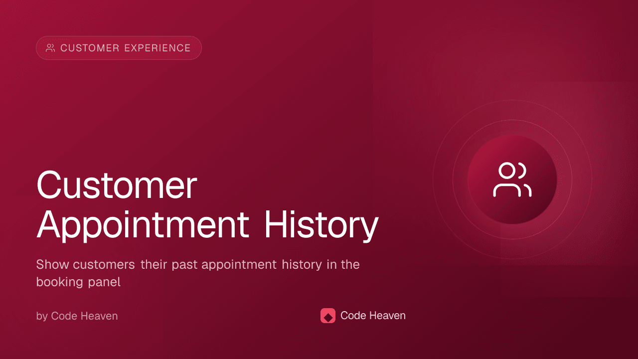 Customer Appointment History